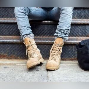 Rocky Men's Brown Steel Toe Tactical Military Boots Size 12M